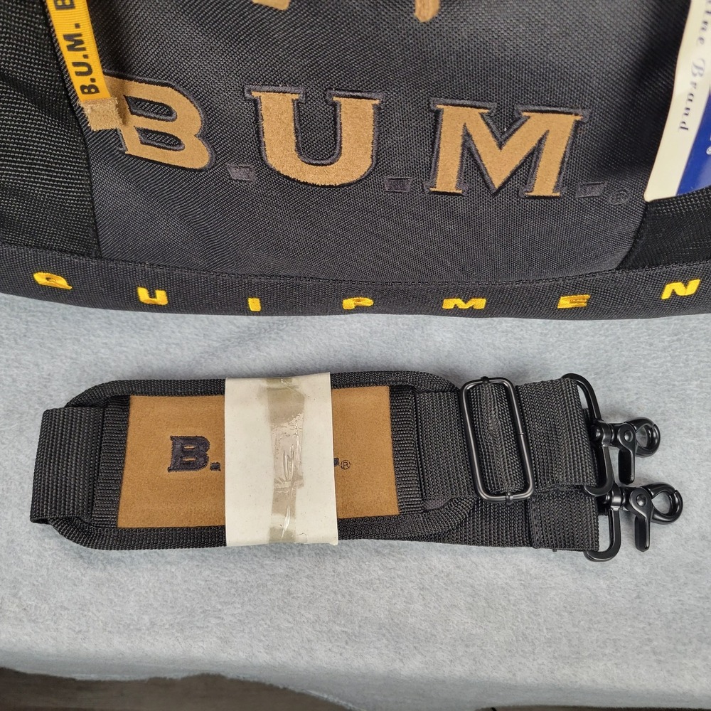 VTG 90's Bum Equipment Duffle Bag Embroidered B.U.M. 24x12x12 NWT - Picture 4 of 14